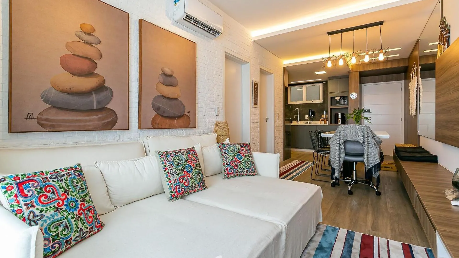 דירה Florianópolis Apto No Cond Thai Beach Home Spa Frente Mar Tbs106